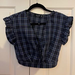 Nasty Gal gingham top